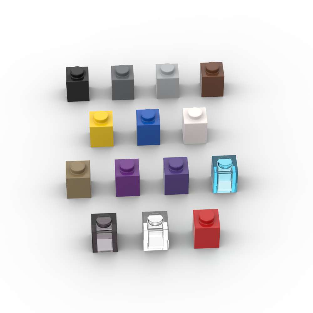 Tech Accessories Gifts - MOC 10個入り 3005 1x1 ブロック ビルディングブロック