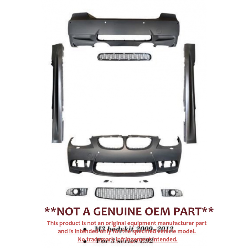 Tech Accessories Kit - BMW 1シリーズ F52 2016年モデル用 M-Techスポーツスタイル フルボディキット改造アクセサリー