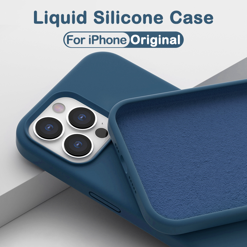 Tech Accessories Iphone - Apple用液体シリコンケース,iPhone 11 13 12 14 pro
