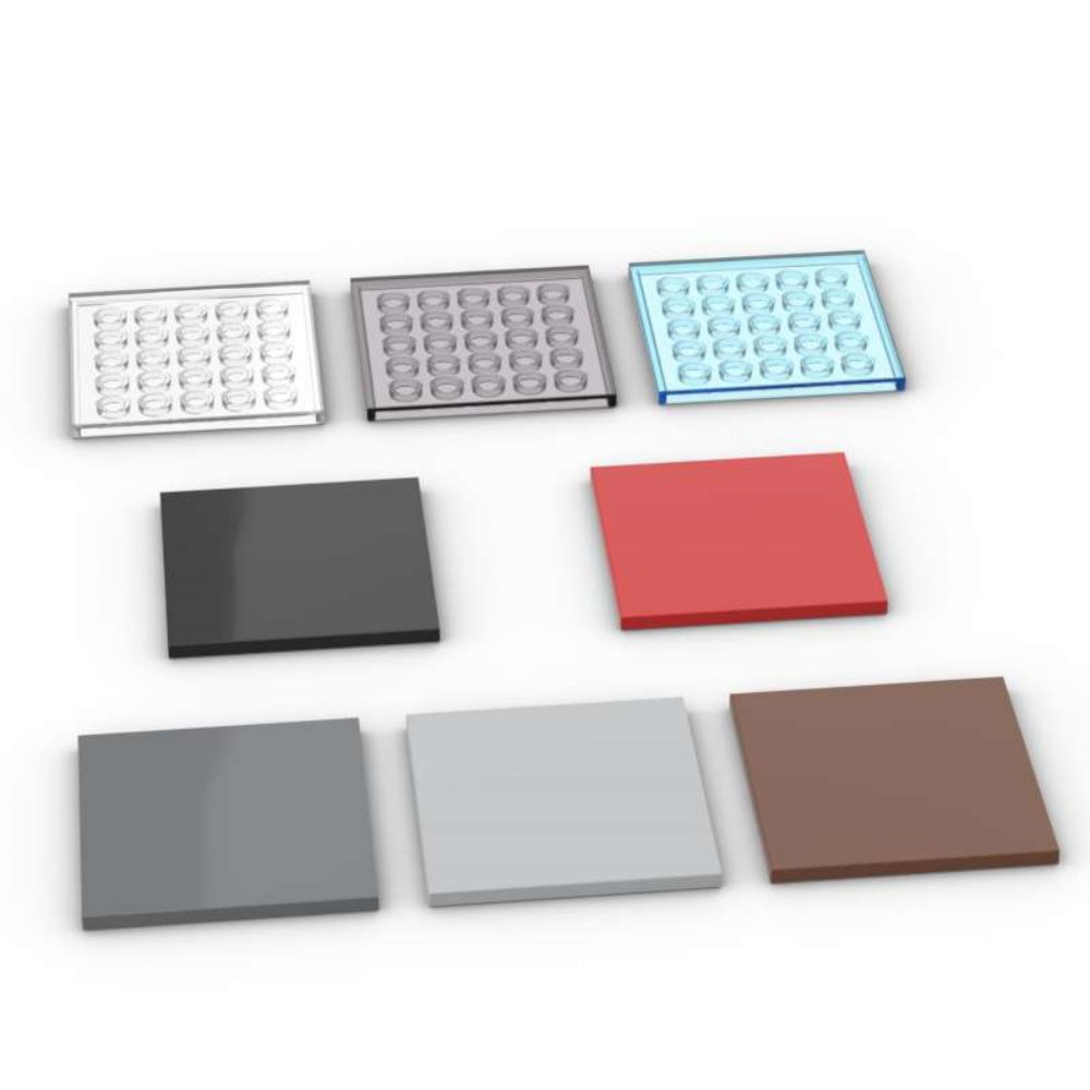 Tech Accessories Gifts - 子供のためのmoc-プレートビルディングブロックキット,高techタイヤボード,ライトパネルのレンガ,粒子のおもちゃ,子供のための誕生日プレゼント,10202, 6x6, 10個