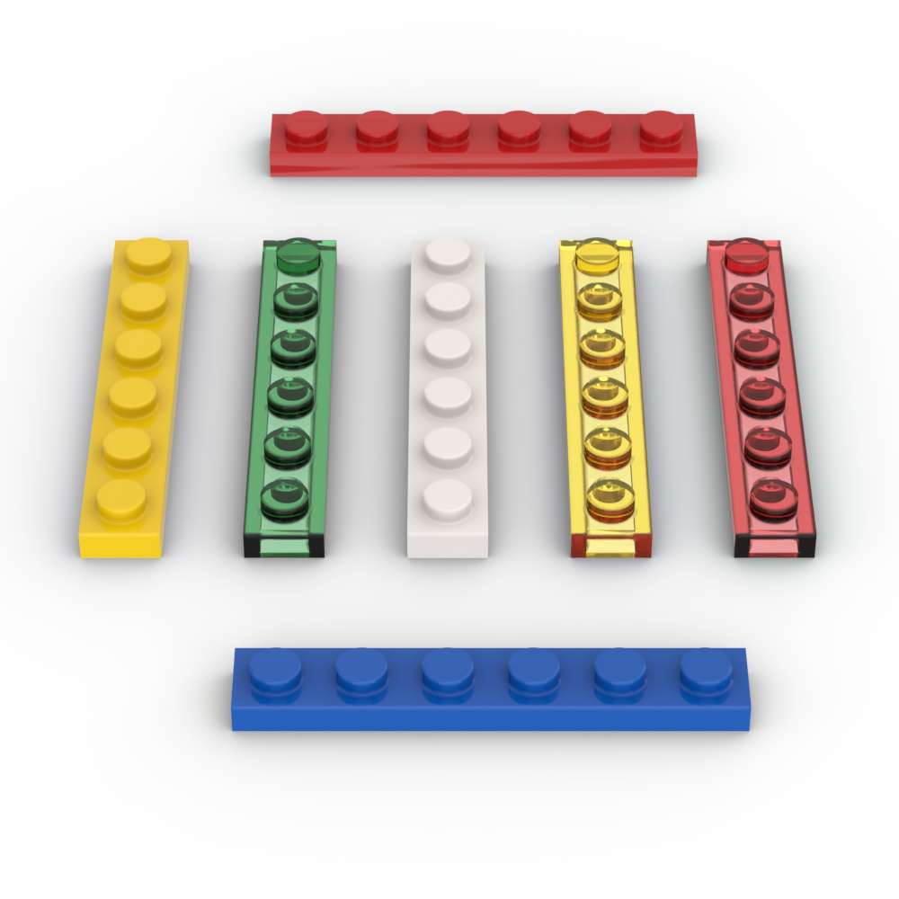 MOC 10 個プレート 3666 1X6 ビルディングブロ - Tech Accessories Gifts のレビューと価格