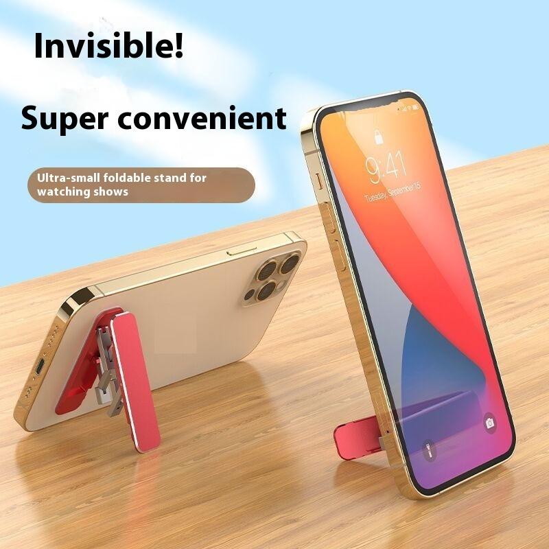 1/3個入りミニインビジブル折りたたみ式携帯電話スタンド、ア - Phone Stand Aluminum のレビューと価格
