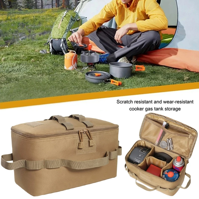 キャンプガスタンク収納袋屋外大容量グランドネイルツールバッグ - Tech Accessories Organizer のレビューと価格