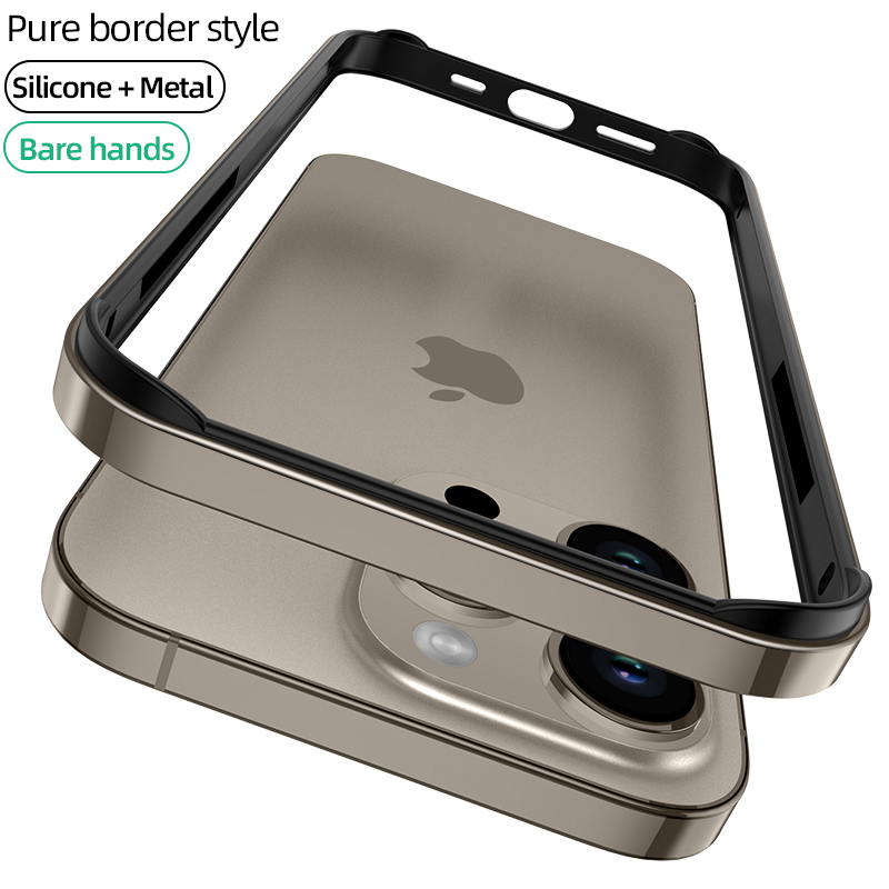 ナチュラルチタングレーバンパーケース iPhone 15 プ - Tech Accessories Iphone のレビューと価格