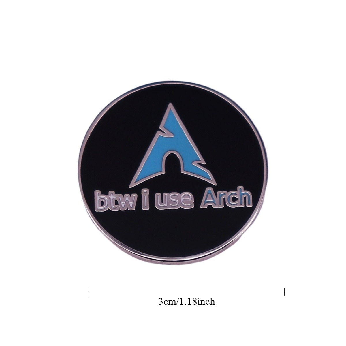 1個入り「BTW I Use Arch」エナメルピン - A - Tech Accessories Gifts のレビューと価格