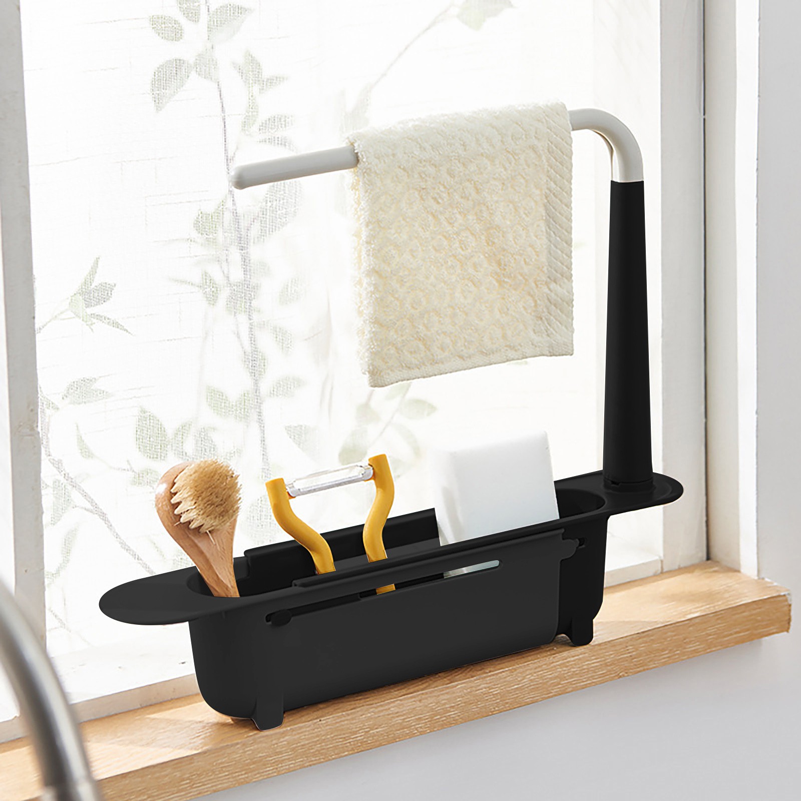 Elescopicシンクの水切り、キッチンオーガナイザー、石 - Tech Accessories Organizer のレビューと価格