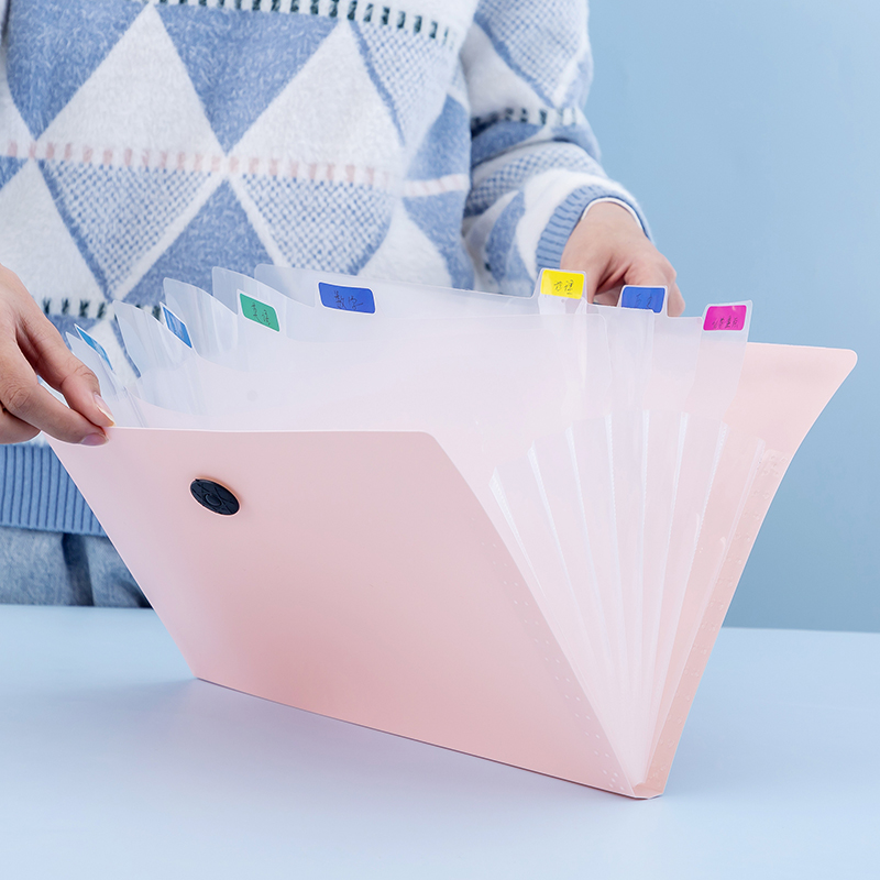 1. 可愛らしい透明のアコーディオン式収納バッグ付きの学生用 - Tech Accessories Organizer のレビューと価格