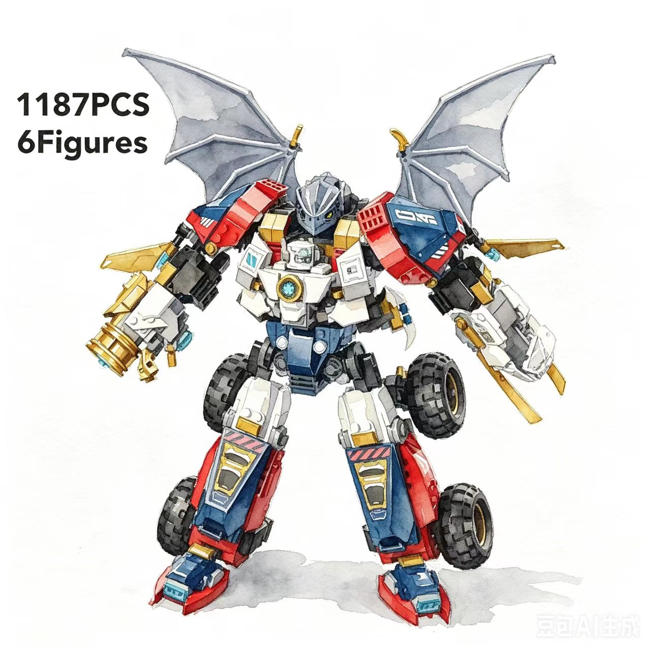 2025年新作 メカ ハイテクメカ 1187ピース ビルディ - Tech Accessories Gifts のレビューと価格