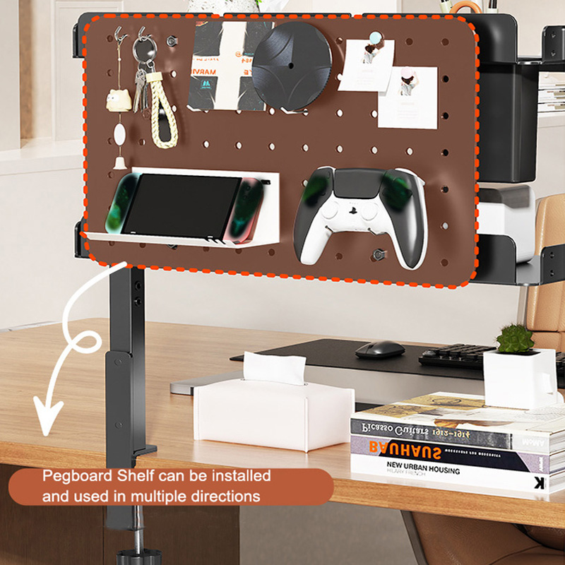 クランプ式14インチデスク上・下2段棚ユニット、テーブルアク - Tech Accessories For Desk のレビューと価格