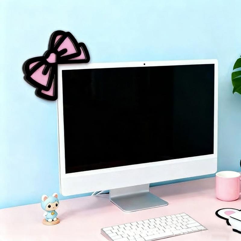 新しい 1/2 個木製ちょう結び PC アクセサリーかわいい - Tech Accessories For Desk のレビューと価格
