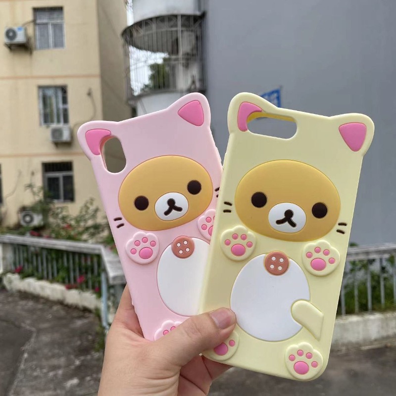 3Dキュートなリラックマソフトフォンケース iPhone 1 - Tech Accessories Iphone のレビューと価格