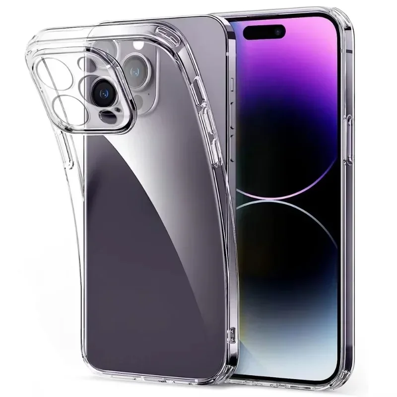 耐衝撃性の透明な電話ケース,iPhone 16,15 pro - Tech Accessories Iphone のレビューと価格