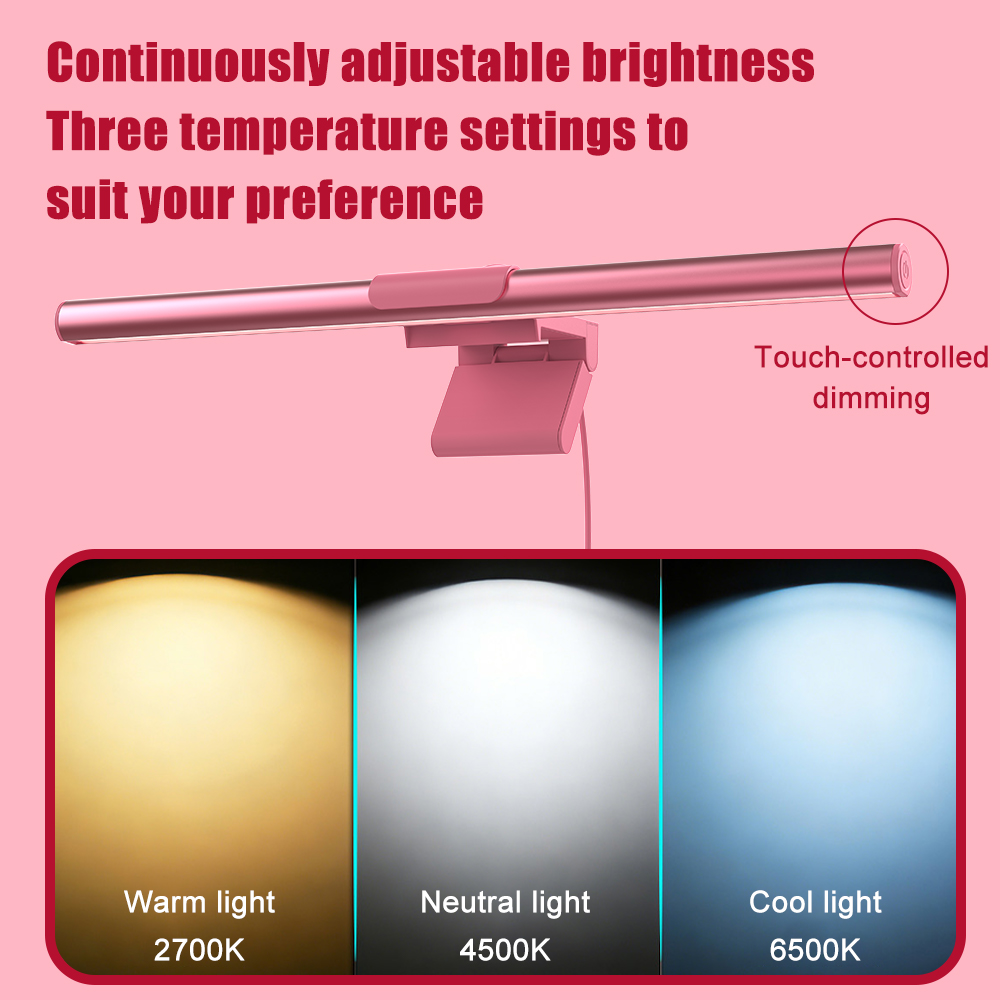 RGBIC Wifi設定ライトバー モニター ピンク キュー - Tech Accessories For Desk のレビューと価格