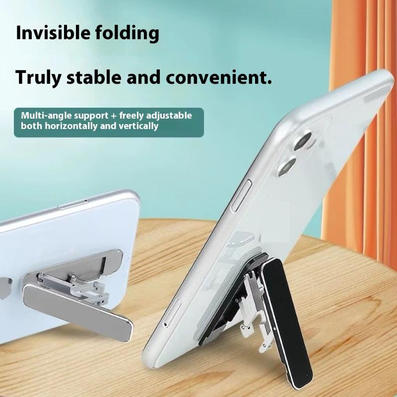 1/3個入り ミニインビジブル折りたたみ式携帯電話スタンド  - Phone Stand Aluminum のレビューと価格