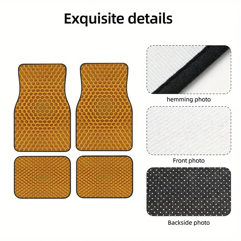 4 個のミニマリストテック六角形ハニカムテクスチャプリントク - Tech Accessories Luxury のレビューと価格