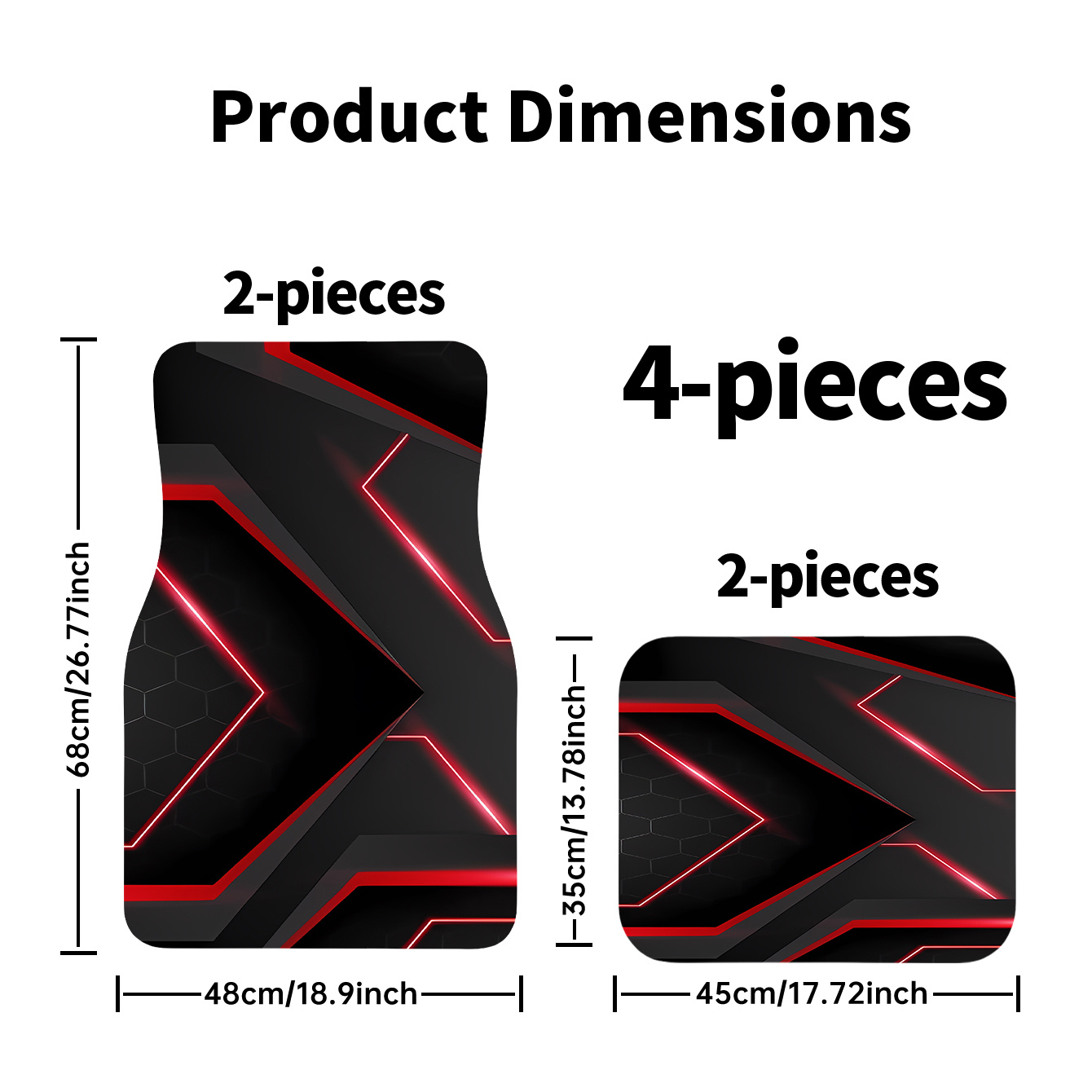 高級車用インテリアアクセサリー4点セット、テクノロジー風の幾 - Tech Accessories Luxury のレビューと価格