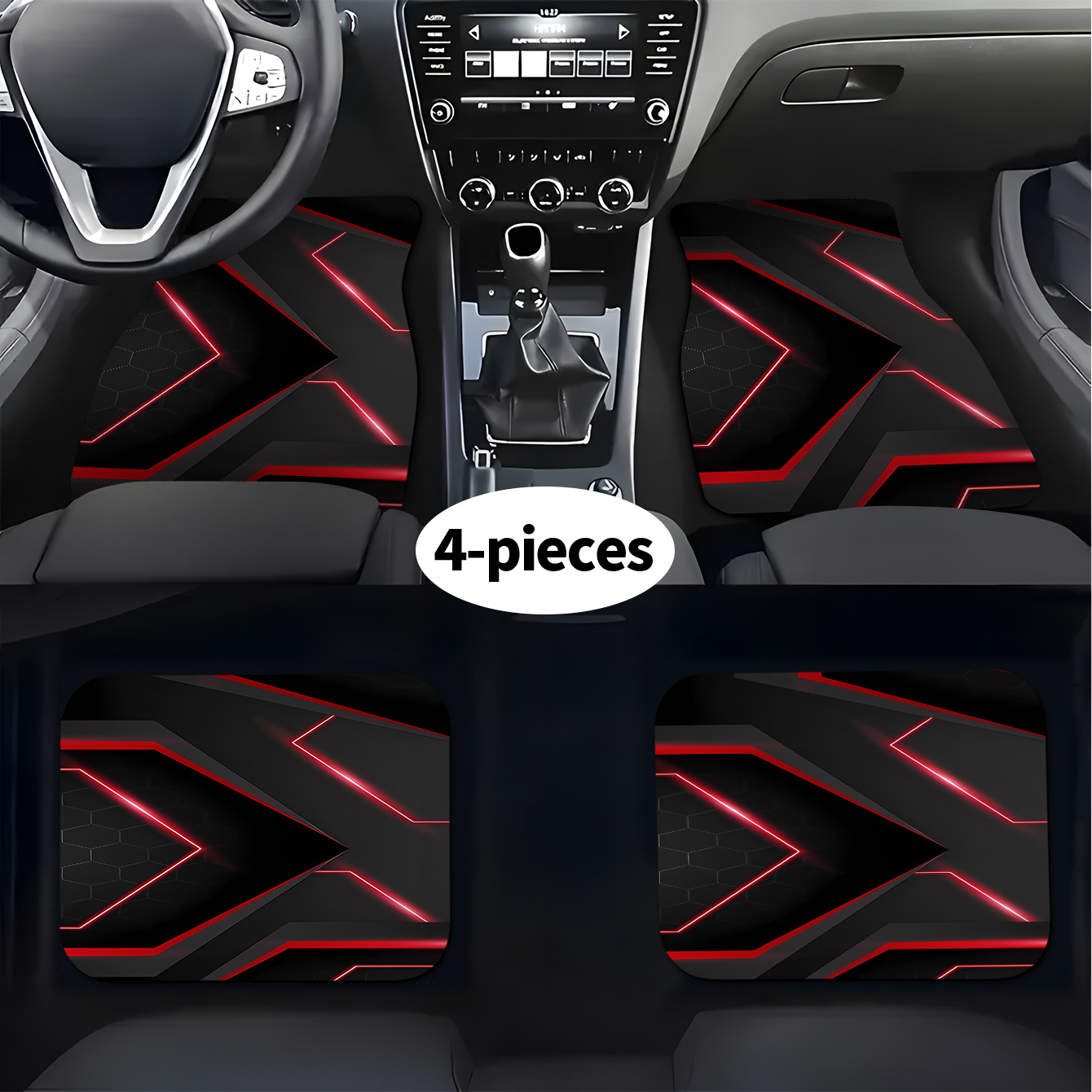 高級車用インテリアアクセサリー4点セット、テクノロジー風の幾 - Tech Accessories Luxury のレビューと価格