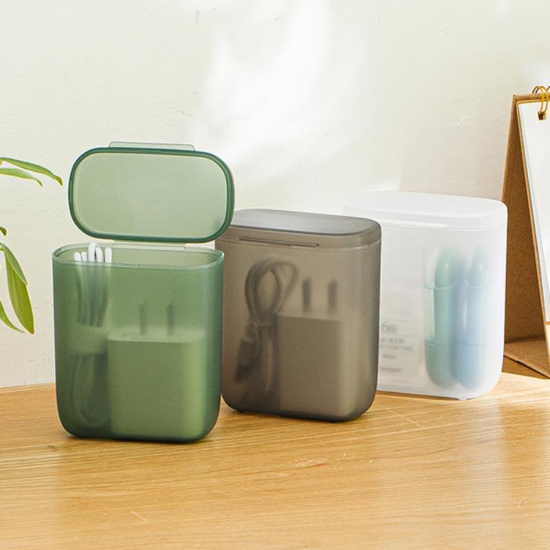 データケーブル収納ボックスイヤホン充電器オーガナイザーコンテ - Tech Accessories For Desk のレビューと価格