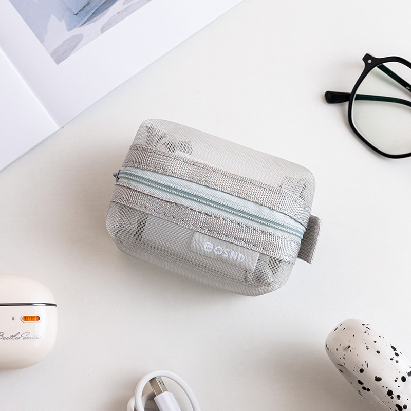 グレーのメッシュオーガナイザーバッグ – 旅行、メイクアップ - Tech Accessories For Desk のレビューと価格
