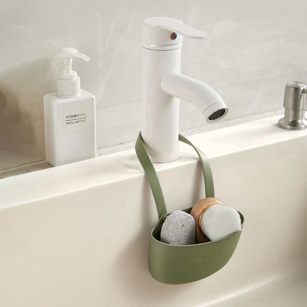 吊り下げ式石鹸スポンジホルダー、二重排水バスケット、シンク収 - Tech Accessories Organizer のレビューと価格